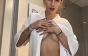 Sydney May Dance Show BODY SEXY HOT in bathroom /NEW!!!!