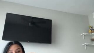 Sariixo onlyfans leak – Masturbates with A sex toy on bed