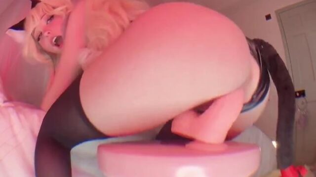 Belle Delphine Bad Little Kitten Riding Dildo PPV Video Leaked